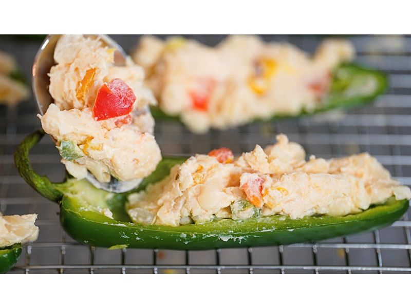 stuffed jalapeño peppers