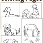 Free Farm Animal Coloring Pages