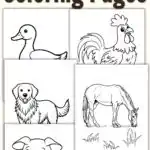Free Farm Animal Coloring Pages