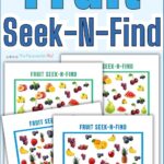 Fruit Seek-N-Find Activity Sheets