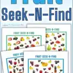 Fruit Seek-N-Find Activity Sheets