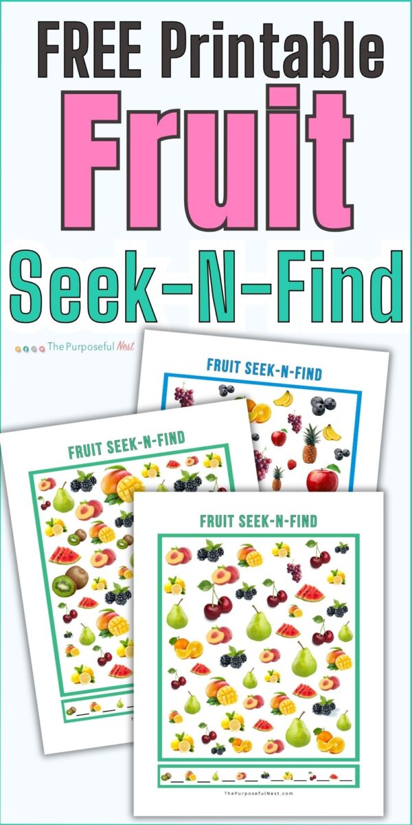 Fruit Seek-N-Find Counting Activity