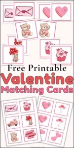 Valentine's Day Matching Cards